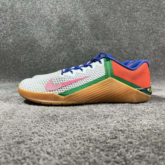 Nike iD Metcon 6 DA2894-991 Mens Size 15 White Green Red Training Gym Shoes Used main image 13